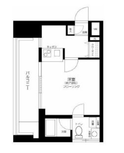 デュアレス麹町 4階 間取り図