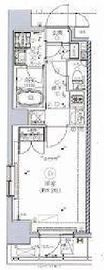 RELUXIA本所吾妻橋2 2階 間取り図