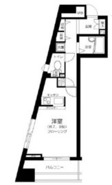 プラティーク三軒茶屋 4階 間取り図