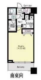 コンシェリア西新宿タワーズウエスト 17階 間取り図