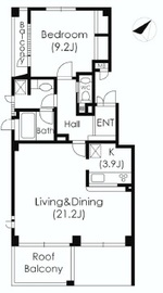 ラフィーヌ中目黒 201 間取り図