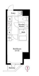 ハーモニーレジデンス浜松町 4階 間取り図