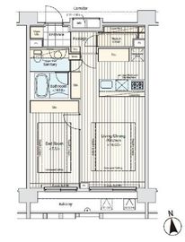 プライマル新宿若松町 1304 間取り図