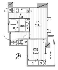 クリオ渋谷ラ・モード 403 間取り図