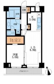 NTPRレジデンス鷹番 207 間取り図