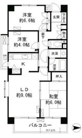 レジデンスシャルマン林試の森 302 間取り図