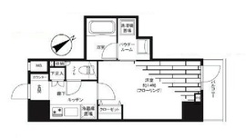 グランドコンシェルジュ麻布 7階 間取り図