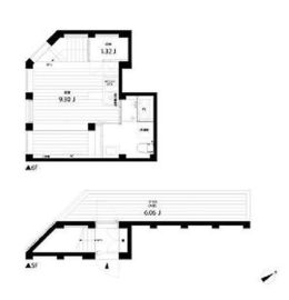 はつせ三田 503 間取り図