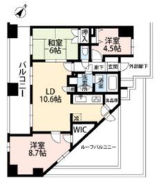 クレール中野 1202 間取り図