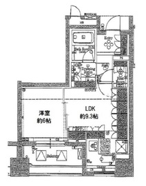 恵比寿パークハウス 2階 間取り図