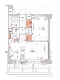 ハーモニーレジデンス神楽坂ヒルズsecond 602 間取り図