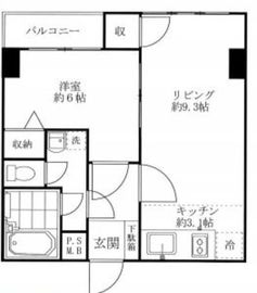 ドミール南青山 5階 間取り図