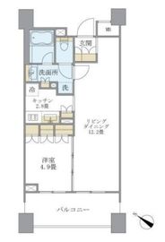 アパートメンツ三田 1102 間取り図