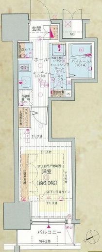 エステムプラザ愛宕虎ノ門レジデンス 803 間取り図