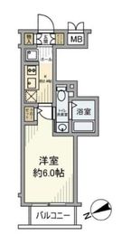 エステムプラザ愛宕虎ノ門レジデンス 203 間取り図