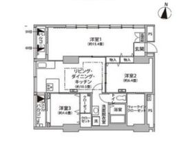 東雲キャナルコートCODAN 12-404 間取り図