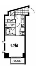 フレンシア麻布十番サウス 305 間取り図