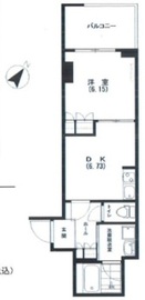 パークホームズ武蔵小山 5階 間取り図