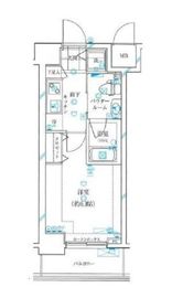 ガリシア浜松町 10階 間取り図