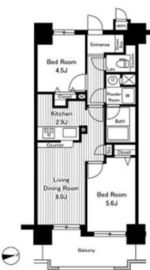 ライオンズマンション白金台 9階 間取り図