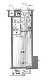 グランド・ガーラ麻布十番 3階 間取り図