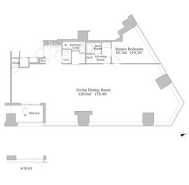 ラ・トゥール新宿 710 間取り図