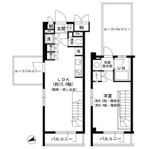 アルビレオ 402 間取り図
