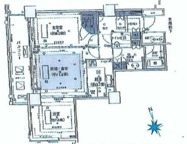 代官山アドレス ザ・タワー 20階 間取り図