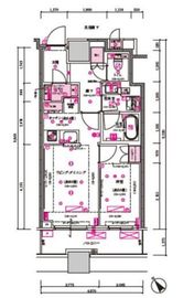 目黒第一マンションズ 1207 間取り図