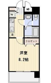 メゾン・ド・ヴィレ中目黒 801 間取り図