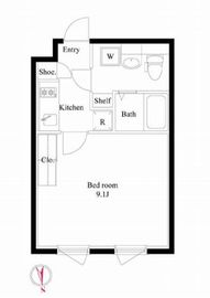パセオ大崎 305 間取り図