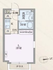 パセオ大崎 102 間取り図