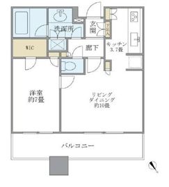 ル・サンク大崎シティタワー 13階 間取り図