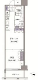 アビティ目黒 217 間取り図