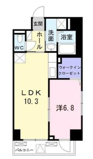 ボヌールトーキササヅカ 501 間取り図