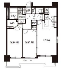 レジディア御茶ノ水 1603 間取り図