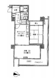 トリニティー芝浦 802 間取り図