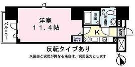 プリムヴェール四谷 807 間取り図