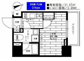 ステージグランデ東池袋駅前 2階 間取り図