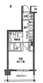 ニューシティアパートメンツ亀戸 507 間取り図