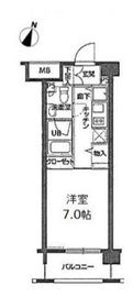 ニューシティアパートメンツ亀戸 508 間取り図