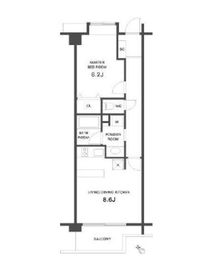 ガーデン目黒平町 109 間取り図