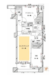 アスコットパーク日本橋コモド 8階 間取り図