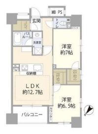 クリオ日本橋久松町 7階 間取り図