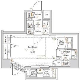 KNOTS浅草 3階 間取り図