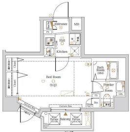 KNOTS浅草 9階 間取り図