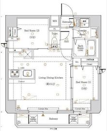 KNOTS浅草 10階 間取り図