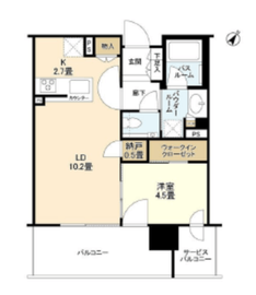 シティタワーズ東京ベイ 7階 間取り図