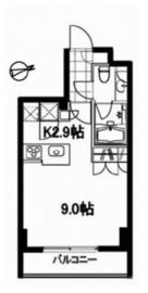 フレンシア麻布十番サウス 302 間取り図