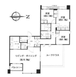 マスタービューレジデンス 5階 間取り図